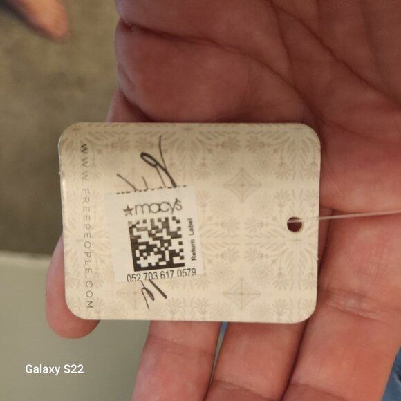 Free People Denim Look Dress. NWT. Size Medium - Picture 7 of 12